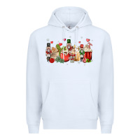 White nutcracker coffee Premium Hoodie - MaliasSmallBusiness