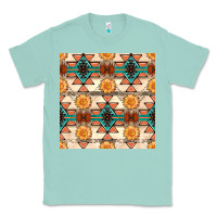 Seafoam native american aztec seamless pattern 1 Classic Tee - BundleAndBundleShop