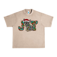French Oak french bulldog christmas joy Urban Heavy Tee - RanaPortraitStore
