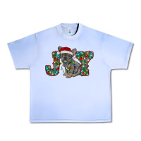 Grape Ice french bulldog christmas joy Urban Heavy Tee - RanaPortraitStore