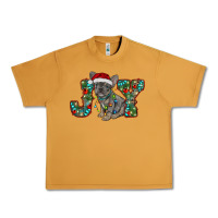 Peanut Butter french bulldog christmas joy Urban Heavy Tee - RanaPortraitStore
