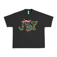 Pigment Black french bulldog christmas joy Urban Heavy Tee - RanaPortraitStore