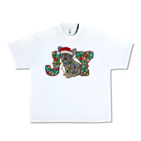 White french bulldog christmas joy Urban Heavy Tee - RanaPortraitStore