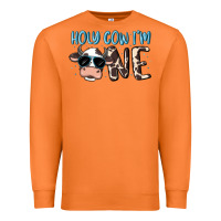 Carrot holy cow i'm one Premium Sweatshirt - MaliasSmallBusiness