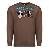 Chestnut holy cow i'm one Premium Sweatshirt - MaliasSmallBusiness