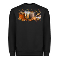 Black cookie coffee cups Heavyweight Sweatshirt - texasbilliewilder