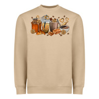 Mushroom cookie coffee cups Heavyweight Sweatshirt - texasbilliewilder