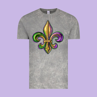 Fleur De Lis Vintage Tee Designed By Ranaportraitstore