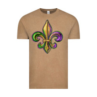 Vintage Coffee fleur de lis Vintage Tee - RanaPortraitStore