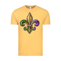 Vintage Mustard fleur de lis Vintage Tee - RanaPortraitStore