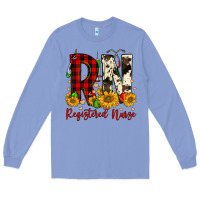 Colony Blue christmas rn registered nurse Long Sleeve Tee - FaDigitalArtStudio