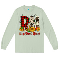 Matcha christmas rn registered nurse Long Sleeve Tee - FaDigitalArtStudio