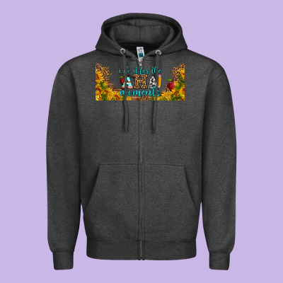 I Do It For The Aha Moments Libbey Glass Zipper Hoodie Designed By Bundleandbundleshop