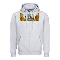 Heather Grey i do it for the aha moments libbey glass Zipper Hoodie - BundleAndBundleShop