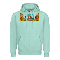 Seafoam i do it for the aha moments libbey glass Zipper Hoodie - BundleAndBundleShop