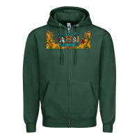 Sports Green i do it for the aha moments libbey glass Zipper Hoodie - BundleAndBundleShop