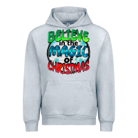 Heather Grey believe in the magic of christmas Urban Hoodie - BarkalooDesign