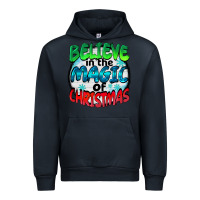 Navy believe in the magic of christmas Urban Hoodie - BarkalooDesign