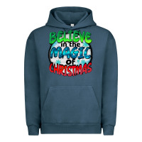 Pigment Midnight Navy believe in the magic of christmas Urban Hoodie - BarkalooDesign