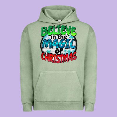 Believe In The Magic Of Christmas Urban Hoodie Designed By Barkaloodesign