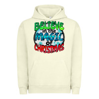 Pigment Pistachio believe in the magic of christmas Urban Hoodie - BarkalooDesign