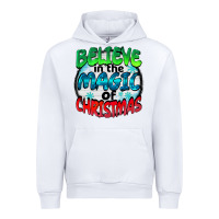 White believe in the magic of christmas Urban Hoodie - BarkalooDesign