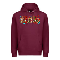 Burgundy xoxo roses and keys Premium Hoodie - AdoDesignShop