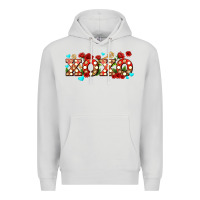 Dove Grey xoxo roses and keys Premium Hoodie - AdoDesignShop