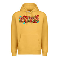 Mustard xoxo roses and keys Premium Hoodie - AdoDesignShop