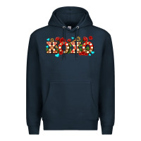 Navy xoxo roses and keys Premium Hoodie - AdoDesignShop