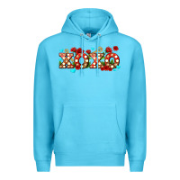 Ocean Blue xoxo roses and keys Premium Hoodie - AdoDesignShop