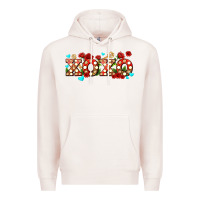 Pale Pink xoxo roses and keys Premium Hoodie - AdoDesignShop