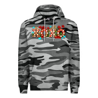 Slate Camo xoxo roses and keys Premium Hoodie - AdoDesignShop