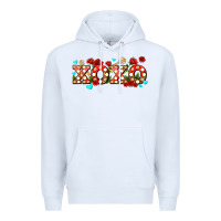 White xoxo roses and keys Premium Hoodie - AdoDesignShop