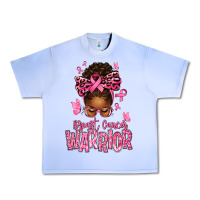 Grape Ice brest cancer warrior afro messy bun Urban Heavy Tee - texasbilliewilder
