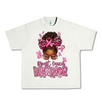 Pistachio brest cancer warrior afro messy bun Urban Heavy Tee - texasbilliewilder