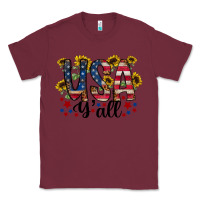 Burgundy usa yall Classic Tee - RacoonDesign