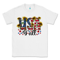 White usa yall Classic Tee - RacoonDesign