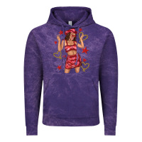 Cloud Purple heart cowgirl Vintage Hoodie - texasbilliewilder
