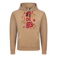 Vintage Coffee heart cowgirl Vintage Hoodie - texasbilliewilder