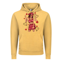 Vintage Mustard heart cowgirl Vintage Hoodie - texasbilliewilder