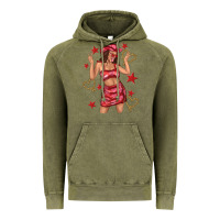 Vintage Olive heart cowgirl Vintage Hoodie - texasbilliewilder