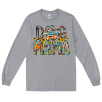 Heather Grey dog mama Long Sleeve Tee - RacoonDesign