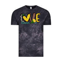 Cloud Black love summer lemon Vintage Tee - Zillion Design Studio