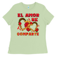 Matcha el amor se comparte with churros Ladies Tee - AdoDesignShop