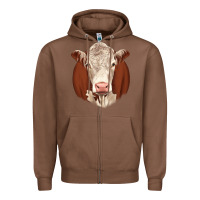 Chestnut hareford Zipper Hoodie - JahusDesignShop