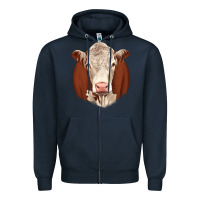Navy hareford Zipper Hoodie - JahusDesignShop