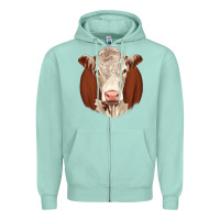 Seafoam hareford Zipper Hoodie - JahusDesignShop