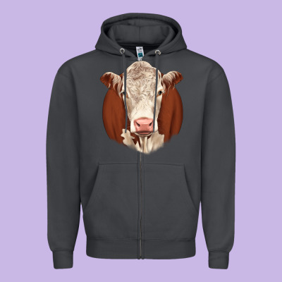 Hareford Zipper Hoodie Designed By Jahusdesignshop