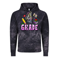 Cloud Black Fourth Grade Vintage Hoodie - RanaPortraitStore